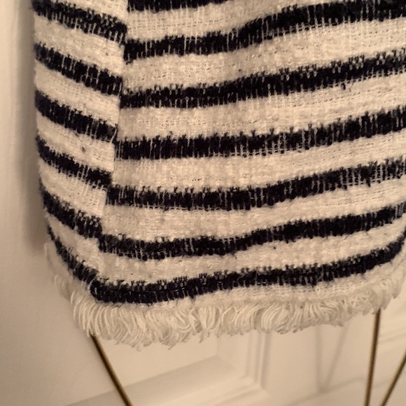 Green Envelope Cream & Blue Shirt/Blouse Size M #125 - Picture 4 of 8